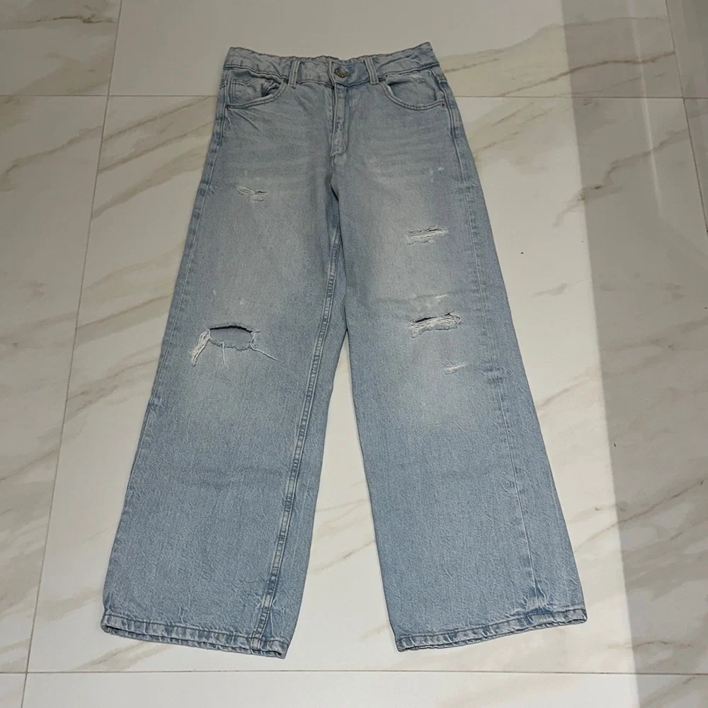 Zara Light Blue Denim Jeans